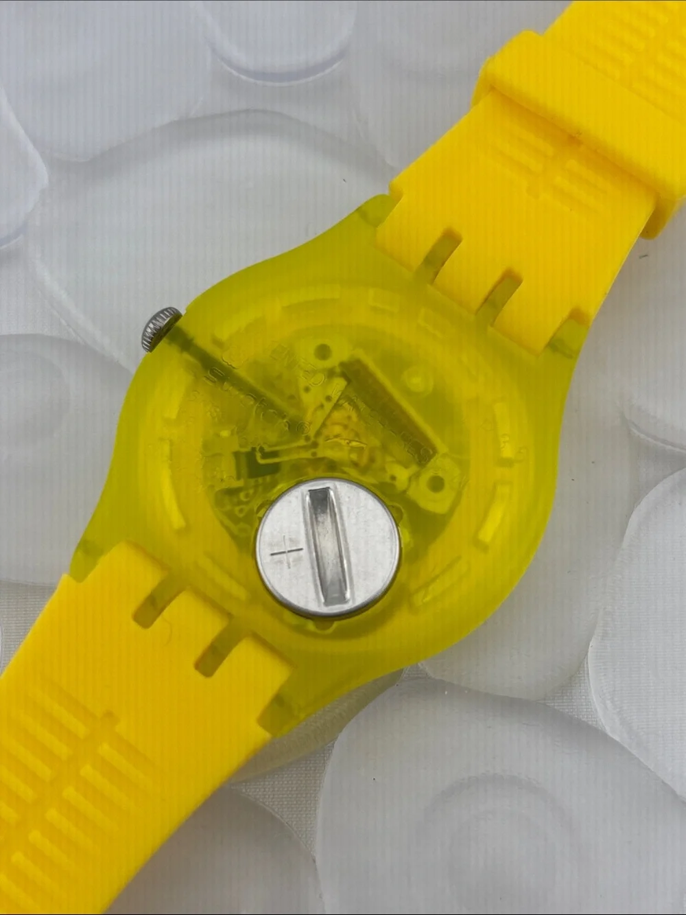 Swatch Watch - SUOJ100 - YELLOW LACQUERED